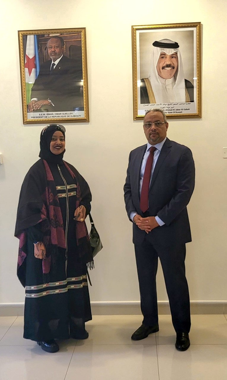 زيارة المدير العام لصندوق جيبوتي للتنمية الإقتصادية لسفارة